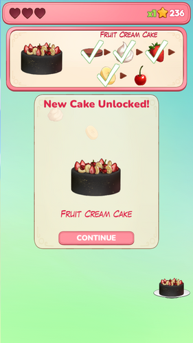 Игровой экран Piece Of Cake